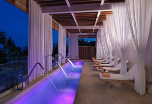 The serene Yhi spa pool at the Paradisus Los Cabos hotel