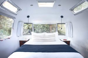 AutoCamp is set in a grove of Redwood trees 90 minutes from San Francisco.