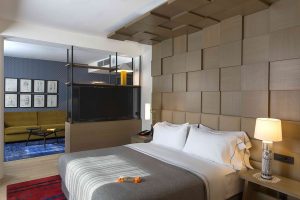 A king guest room at the new Canopy by Hilton Zagreb