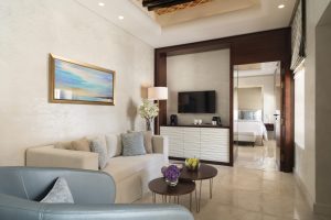 A junior suite at Souk Al Wakra Qatar Hotel