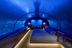 THE MURAKA's underwater bedroom/