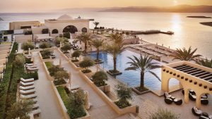 The pool at Jordan's Al Manara hotel