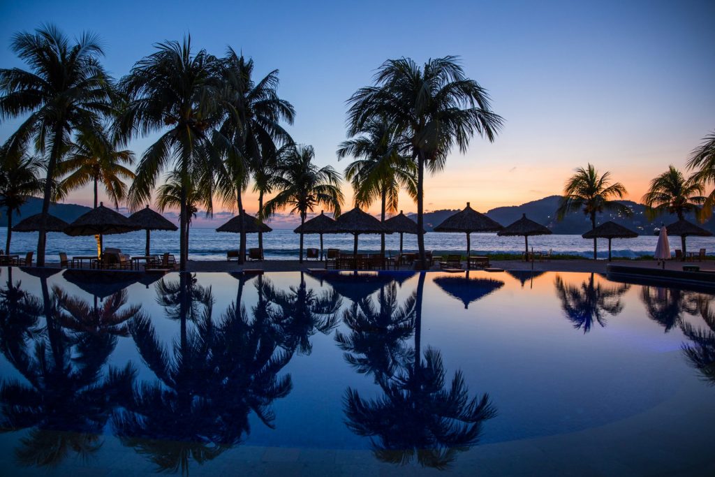 View from Infinity Pool at Thompson Zihuatanejo, Mexico