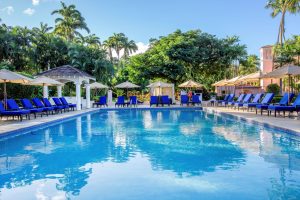 The pool at Fairmont Royal Pavilion in Barbados