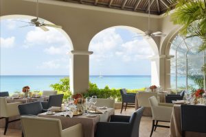 Palm Terrace restaurant at Fairmont Royal Pavilion in Barbados serves breakfast