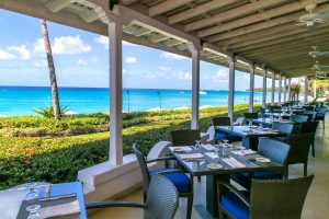 Taboras is the main bar and restaurant at Fairmont Royal Pavilion in Barbados