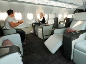 Interior of new Four Seasons Private Jet