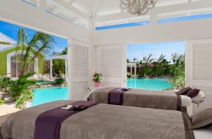 Eden Roc Cap Cana hotel in Punta Cana new Solaya Spa pool massage